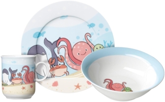 Ritzenhoff & Breker UNTERWASSERWELT Kindergeschirr Set 3-teilig