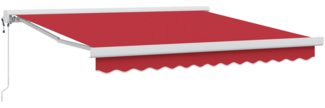 vidaXL Automatische Einziehbare Markise Rot 350x250 cm 3330442