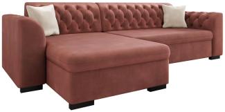 Ecksofa Lerito (Magic Velvet 2258 + Magic Velvet 2250, Seite: Links)