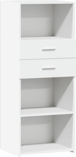 vidaXL Highboard Weiß 50x42,5x124 cm Holzwerkstoff 846173
