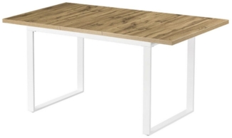 B&D home Esstisch Ausziehtisch LEVIN, Kufengestell, ausziehbar, 120-160cm, 4-6 Personen