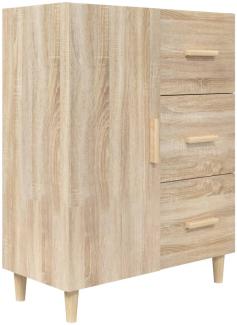 vidaXL Sideboard Sonoma-Eiche 69,5 x 34 x 90 cm Holzwerkstoff [812171]