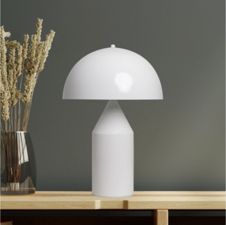 Bamyum Tischleuchte Nachttischlampe mit Kabel Lipeo Metall Pilz Lampe, ohne Leuchtmittel