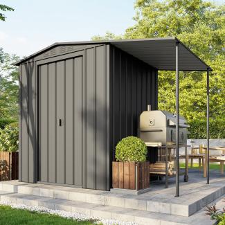 Globel Industries Gerätehaus "Gartenmanager Dream 65", anthrazit, 2,83 m²,inkl. Schleppdach