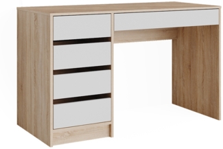 Schminktisch Sherry Weiß/Sonoma 120 cm Vicco