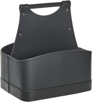 Aufbewahrungskorb URUK Kunstleder Graphitgrau
