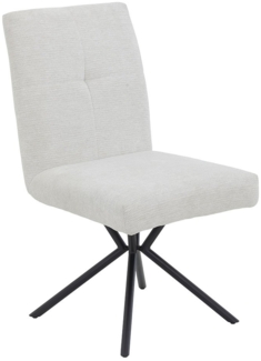 Stuhl LIV'IN ARNES S, Mikrofaser, Polyester, Beige, 50 x 91 x 66 cm