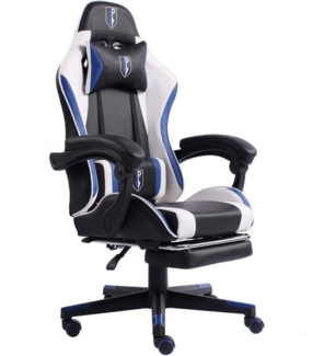 TRISENS Gaming-Stuhl Gaming-Stuhl Arijus Chefsessel mit Fußstütze im Racing-Design (1 Stück), Chefsessel mit Fußstütze im Racing-Design