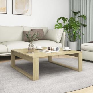 vidaXL Couchtisch Sonoma-Eiche 100 x 100 x 35 cm Spanplatte [808633]