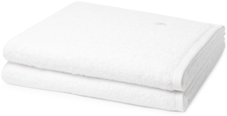 Ross Vita 2 tlg. Frottier-Set - 2 X Duschtuch (70 X 140cm) - 520 g/m2 - Weiß