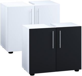 VCM Badmöbel Waschbeckenunterschrank Flandu 917646 Weiß H. 51 x B. 60 x T. 30 cm