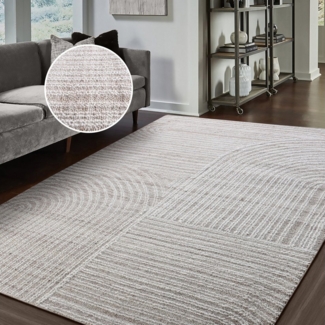 my home Wollteppich Brevik, handgewebt, Wolle, Hoch-Tief-Struktur, rechteckig, Höhe: 11 mm, einfarbig, Wolle, Teppich, Wohnzimmer, Schlafzimmer, Esszimmer