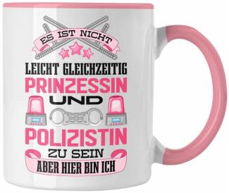 Trendation Tasse Trendation - Polizistin Geschenk Tasse mit Spruch Geschenke Polizei Fr