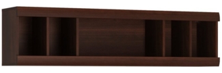 Wandregal 140 cm Nussbaum IMPERIA-129