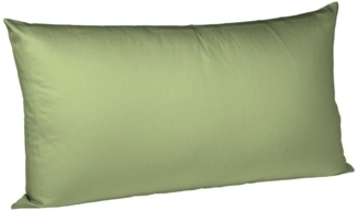 fleuresse Kissenbezug Colours Mako Satin, 100% Baumwolle, mit Reißverschluss, (2 Stück), Mako Satin, glänzend, glatt, Premium Qualität