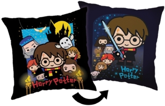Harry Potter Kopfkissen (1 Stück) Premium Dekokissen mit beidseitigem Digitaldruck