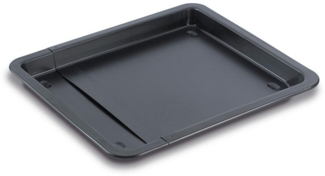 Grizzly Backblech Rechteckiges, ausziehbares Ofenblech 33–52 cm verstellbar, (1-St), Größenverstellbares, antihaftbeschichtetes Backofenblech