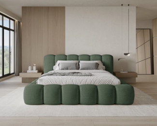 Chilly Möbel Polsterbett Stone Cord Stoff 160x200 cm mit Stauraum Poso 14