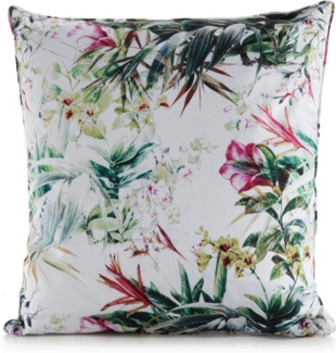 Kissenbezug Garten Wassefest Outdoor 31A 45X45 weiß grün