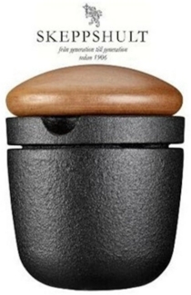 Skeppshult Mörser Skeppshult "Swing" Guss Mörser mit Walnussdeckel + Portion Pfeffer