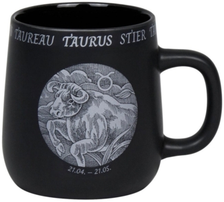 KÖNITZ Becher STERNZEICHEN - Stier - 395 ml aus Bone China Porzellan / Fassbecher