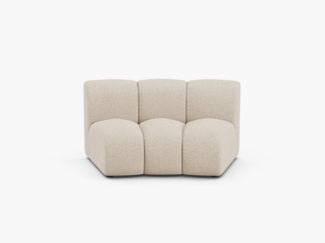 Micadoni Modul Armlos Lupine 1-Sitzer Large Boucle Baloo Beige