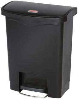 Rubbermaid Step-on Mülleimer Slim Jim 30 L Schwarz 445375