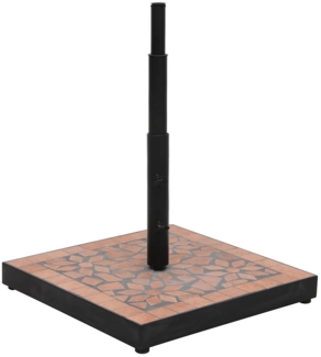 vidaXL Sonnenschirmständer Terrakotta Quadratisch 12 kg 362220