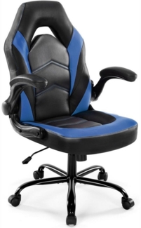 DUMOS Gaming-Stuhl E-Sports-Stuhl,ergonomischer Bürostuhl, Kunstleder PC-Stuhl, Verstellbare Sitzhöhe, verstellbare Rückenlehne