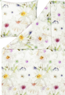 Estella Bettwäsche Zoey 4808 985 Multicolor Mako Satin 155 x 220 + 80 x 80 cm