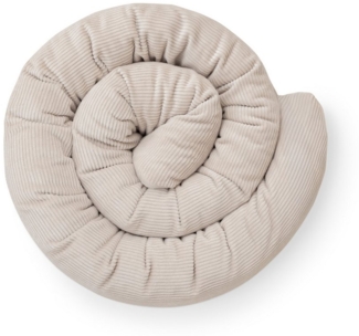 Ehrenkind Nestchenschlange Bettschlange Cord aus 100% Bio-Baumwolle, Schutz und Geborgenheit, (Kuschelschlange, Bettumrandung Babybett), Bettschlange Baby