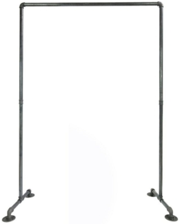 Natural Goods Berlin Kleiderständer Pipe GARD Stand, (1 St), Kleiderstange, Garderobenhalter, Hängegarderobe, Temperguss