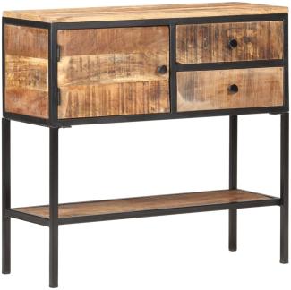 vidaXL Sideboard 85x30x80 cm Raues Mangoholz 320486