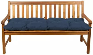 Gutekissen® Bankauflage Stuhlkissen Hollywoodschaukel Garten LS (120x30, Dunkelblau)