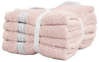 Gant Home Seifentuch Set Gesichtstücher Premium Towel Pink Embrace (30x30 cm) (4-teilig) 852012401-631-30x30