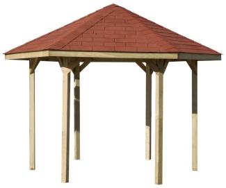 Pavillon 656 Gr. 1, Sparset inkl. Schindeln,rot