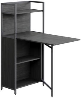 Vicco Esstisch Schwarz 57 x 30 cm mit klappbarer Tischplatte, Savio