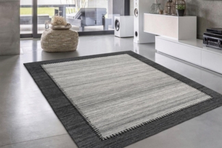 Home affaire Teppich Amina, rechteckig, Höhe: 6 mm, mit Bordüre, Wohnzimmer