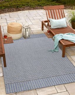 Teppium Teppich Vintage Design, Rechteckig, Höhe: 5 mm, Teppich Vintage Design Flachgewebe Küchenteppich Balkon Terrasse
