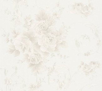 A.S. Création Vliestapete Romantico romantisch floral, strukturiert, Wald, botanisch, floral, Blumen-Tapete Floral Tapeten Wohnzimmer Schlafzimmer Küche Flur Design
