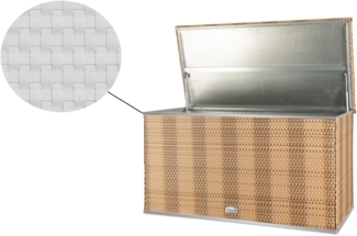 Premium Gartenbox Polyrattan Auflagenbox Kissenbox Gartentruhe Aufbewahrungs