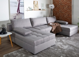 COLLECTION AB Wohnlandschaft Josy U-Form, B: 307 cm, mit Bettfunktion & Bettkasten, Federkern