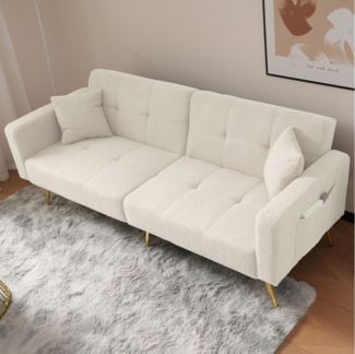STILVORA Schlafsofa Zweisitzer Schlafsofa verstellbarem Winkel Ecksofa mit Bettfunktion, Bettsofa,Klappsofa,Gästebett, verstellbarem Winkel