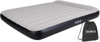 Avenli selbstaufblasendes Luftbett 191 x 137 x 30 cm mit eingebauter Pumpe