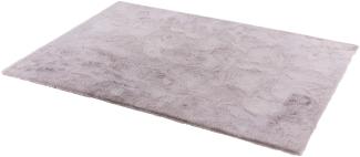 Teppich in Taupe aus 100% Polyester - 180x120x2,5cm (LxBxH)