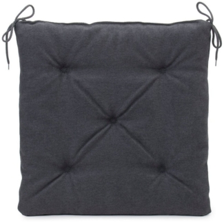 Gözze Sitzauflage Darco Uni, (1 St), 1 Stück, Maße: 40 x 40 x 4 cm, mit Füllung, mit Bindebändern