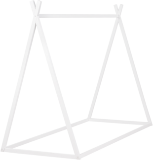 Bettrahmen SAURAT 90 x 200 cm Holz Weiß