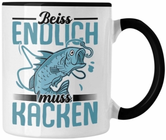 Trendation Tasse Trendation - Angler Fischer Tasse Geschenk Raubfische Hobbyangler Hech