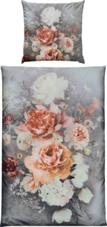 REDBEST Bettwäsche Bettwäsche, Polyester, Microfaser-Satin Blumen
