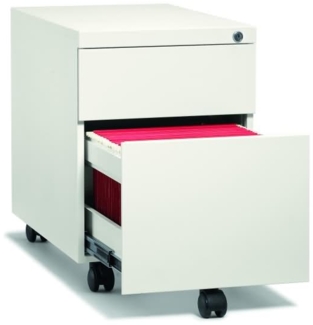 Soennecken Rollcontainer 1xSchub 1xHR 39x55x59cm weiß